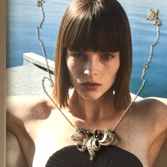 Beautiful vintage sterling silver 925 stones marcosite necklace - Picture 4 of 7